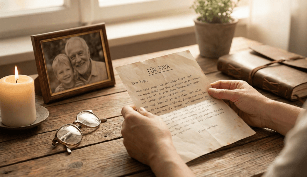 Trauerrede für den Vater: Aufbau, Mustertexte & kurze Beispiele